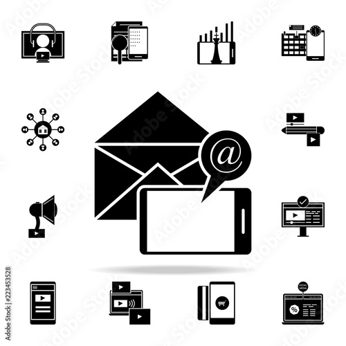 email marketing icon. Digital Marketing icons universal set for web and mobile