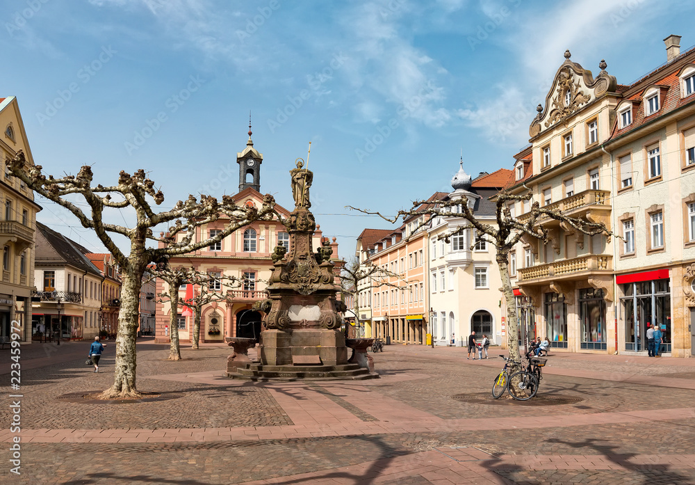 Fototapeta premium Marktplatz in Rastatt