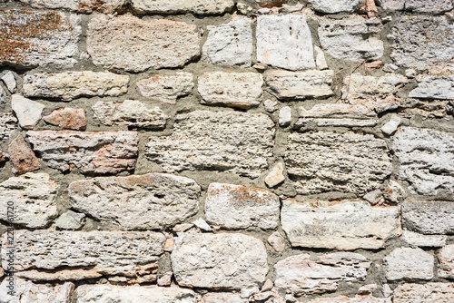 Stone background, blocks wall pattern texture