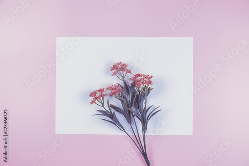 abstract floral background with flowers