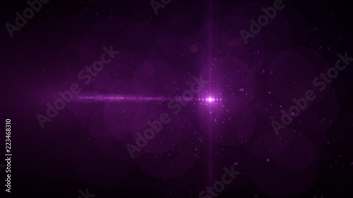 Purple lens flare light
