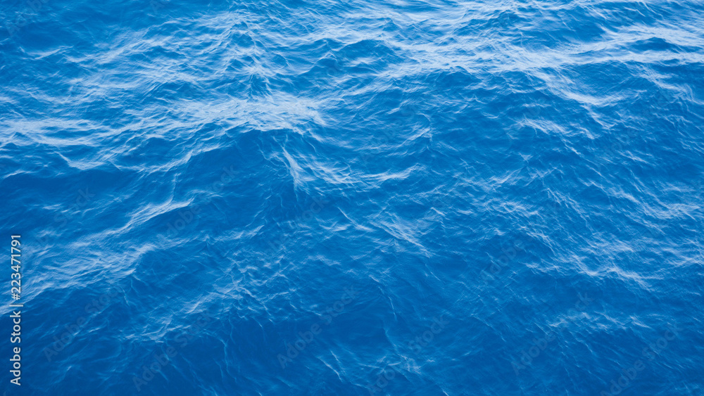 deep blue sea patern wave ripple for wallpaper or background