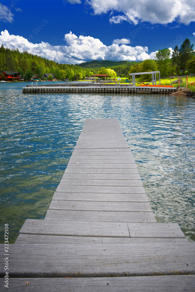 Dock on Flathead Lake