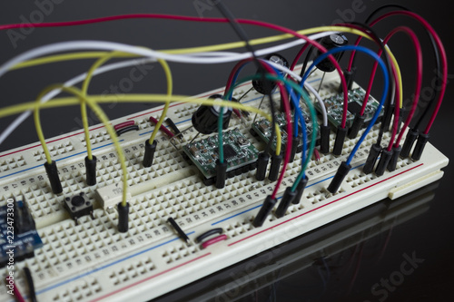 Breadboard stepper driver with wires