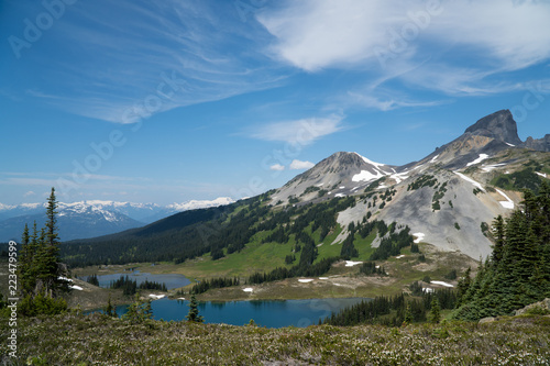 Beautiful landscape in Garibaldi provincial park, British Columbia, Canada.