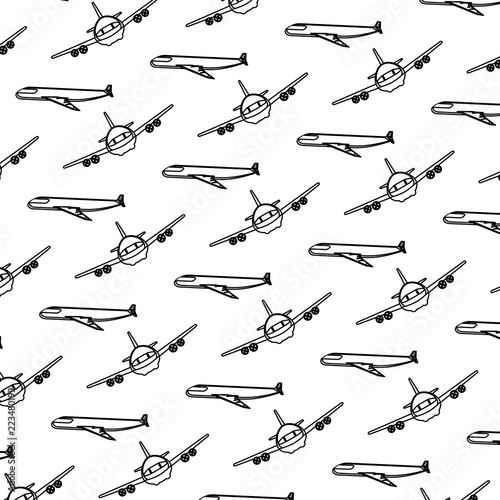 airplanes flying pattern background