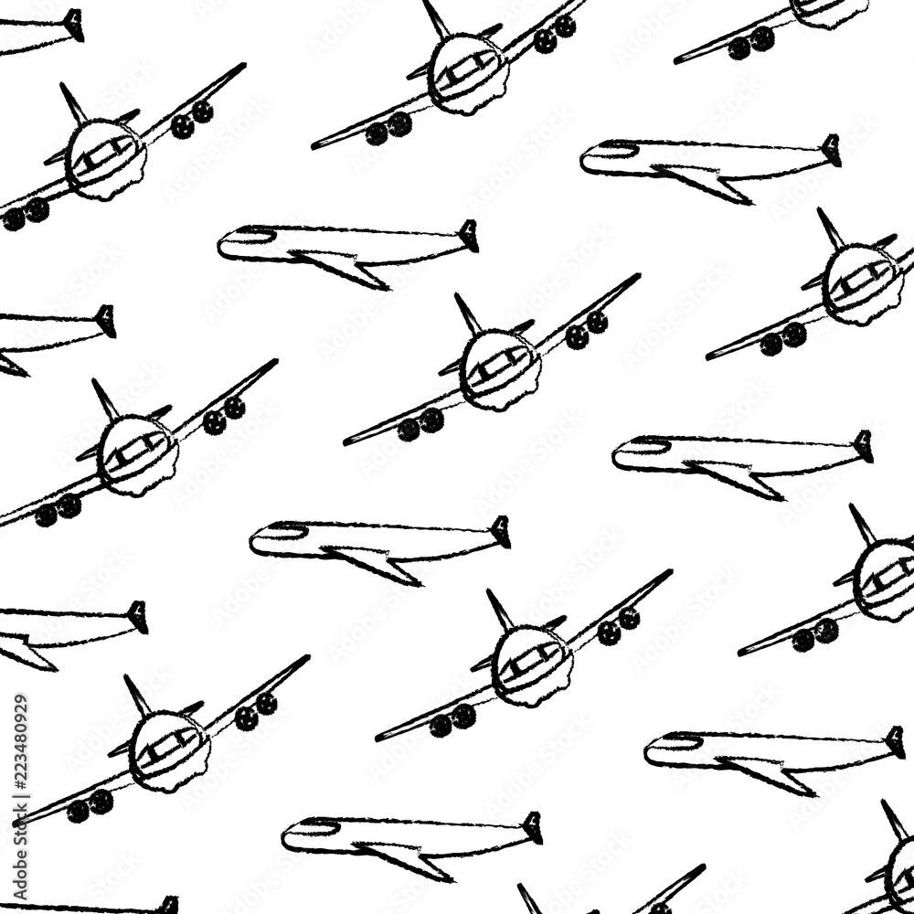 airplanes flying pattern background