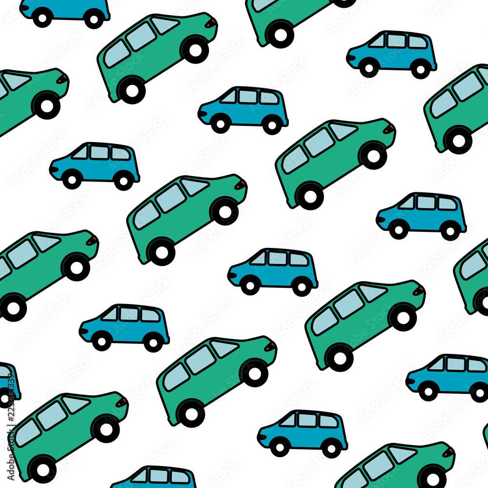 cars vehicles pattern background