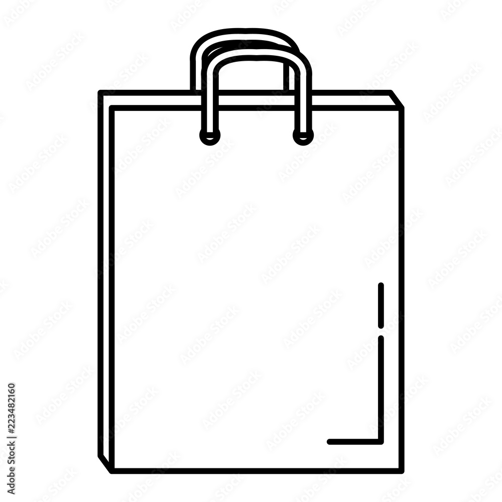 shopping bag isolated icon shopping bag isolated icon