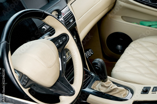 Wallpaper Mural Image of the interior of an old car. Torontodigital.ca