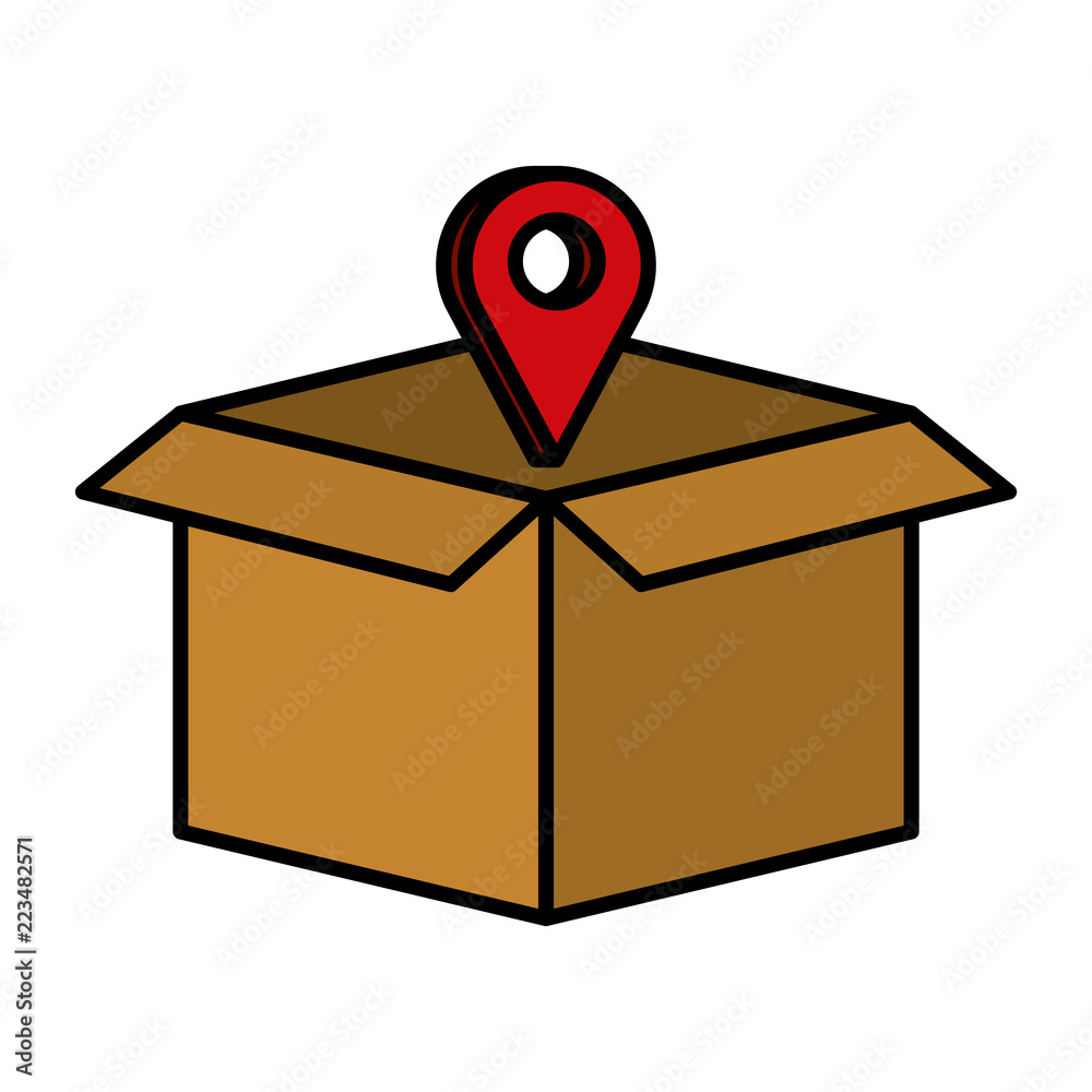packing box carton with pin location packing box carton with pin location