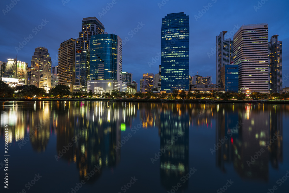 Naklejka premium Bangkok cityscape 