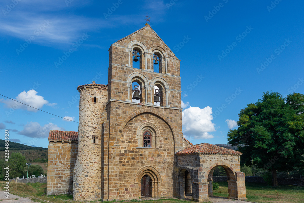 Romanesque church of San Salvador de Cantamuda, Palencia province, Spain