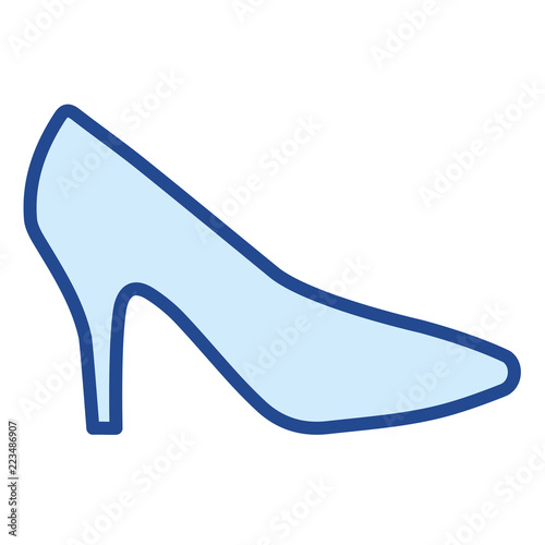 Stöckelschuh Vector Icon Illustration