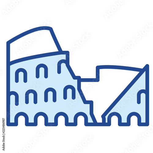 Kolosseum Vector Icon Illustration