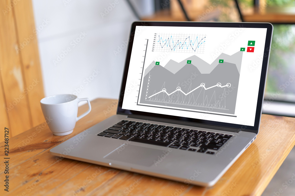 man business analytics and financial Business finances and accounting concept. man business analytics and financial Business finances and accounting concept.