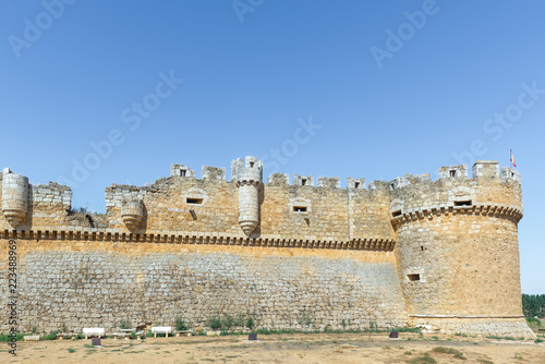 Castle of Grajal de Campos in Leon province, Spain photo