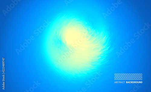 Deep blue underwater background. Modern screen design for mobile app and web design. Vector illustration.
