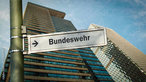 Obraz na płótnie Schild 358 - Bundeswehr