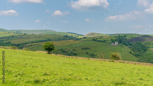 Peak District landscape near Hollinsclough in the East Midlands, Derbyshire, England, UK © Bernd Brueggemann