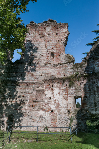 Visconti castle in Trezzo sull'Adda ITALY photo