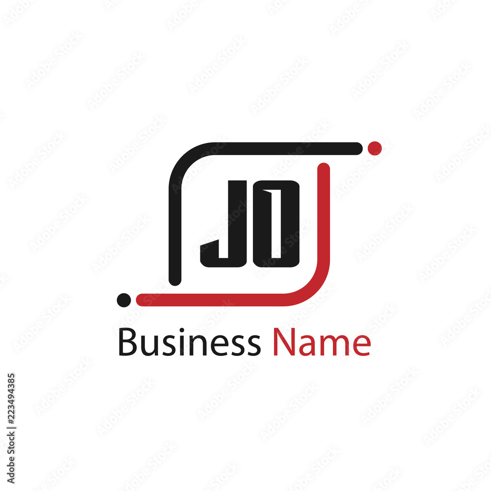 Initial Letter JO Logo Template Design Initial Letter JO Logo Template Design