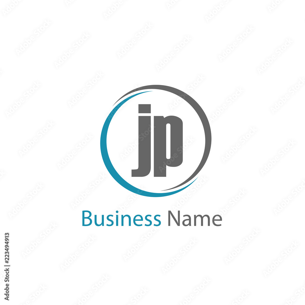 Initial Letter JP Logo Template Design Initial Letter JP Logo Template Design