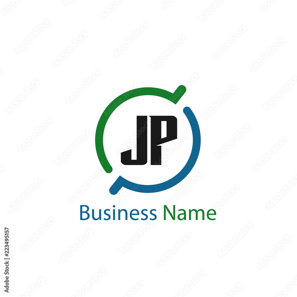 Initial Letter JP Logo Template Design Initial Letter JP Logo Template Design