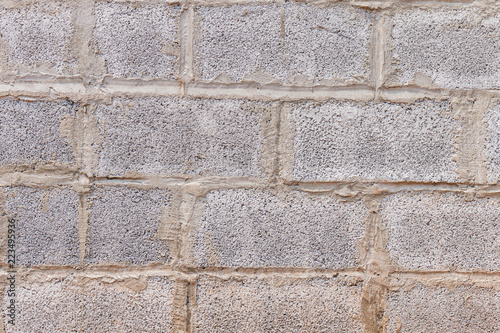 Block brick wall