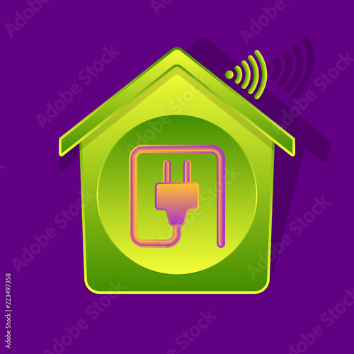 Green house and electric cord (remote control)