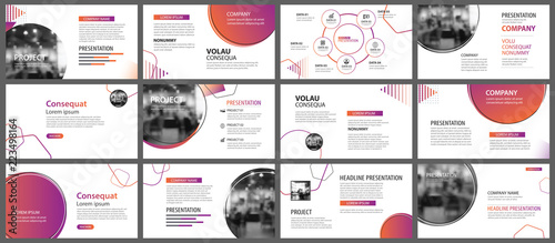 Presentation and slide layout background. Design blue and green gradient geometric template. Use for business annual report, flyer, marketing, leaflet, advertising, brochure, modern style.