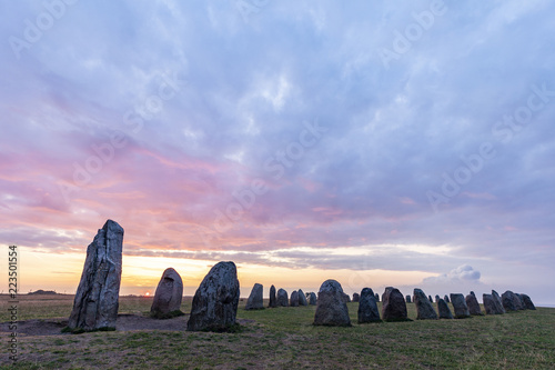 Historical site in Sweden Ales Stenar photo