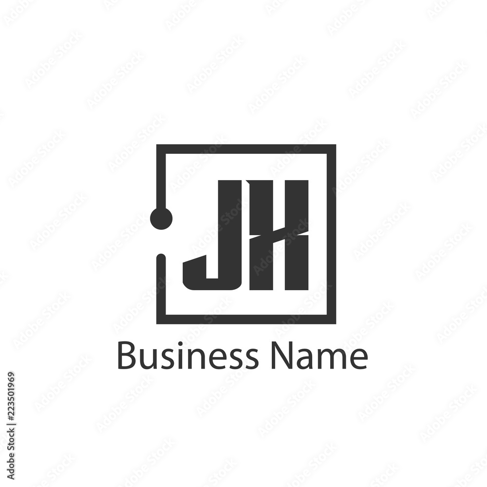 Initial Letter JX Logo Template Design