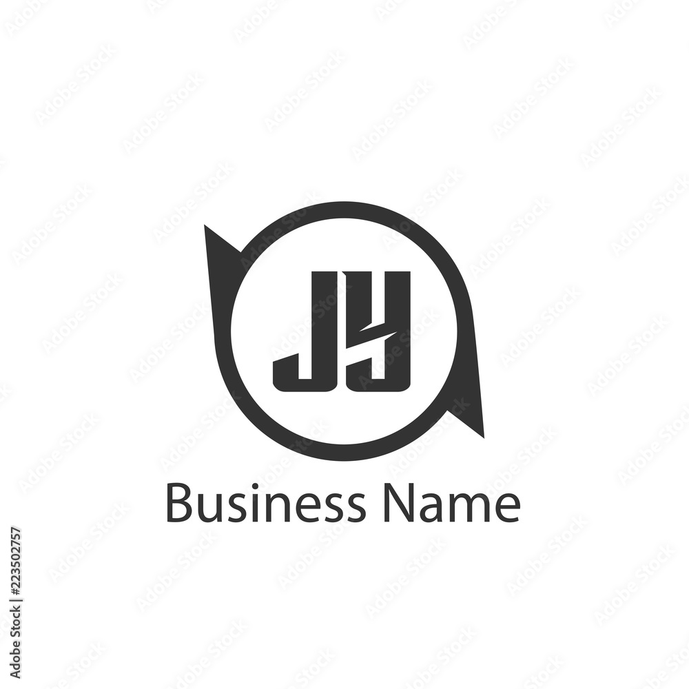 Initial Letter JY Logo Template Design Initial Letter JY Logo Template Design