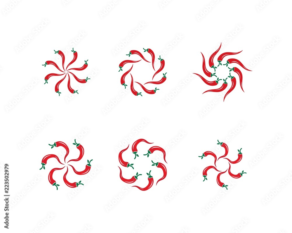 Chili logo vector