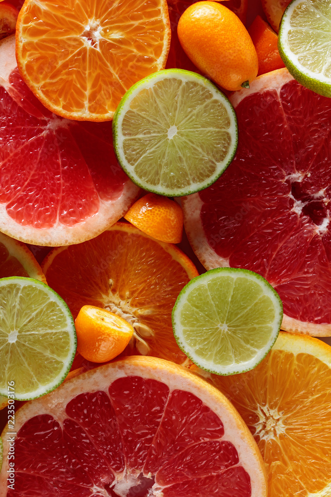 Close up of citrus fruits. Close up of citrus fruits.