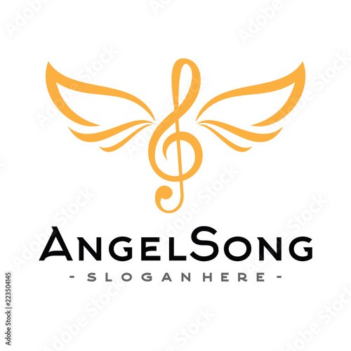 Angel Voice, Singer / Choir logo design inspiration
