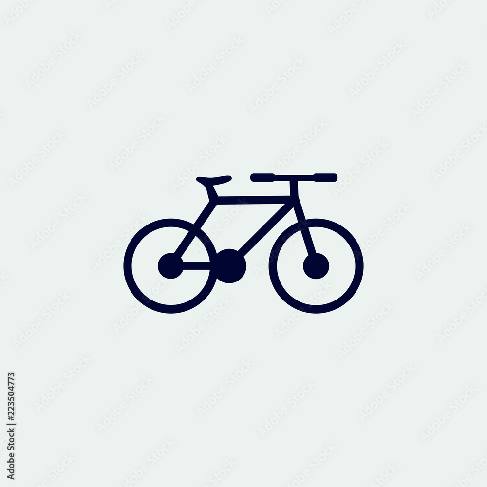 bike icon, vector illustration. flat icon bike icon, vector illustration. flat icon