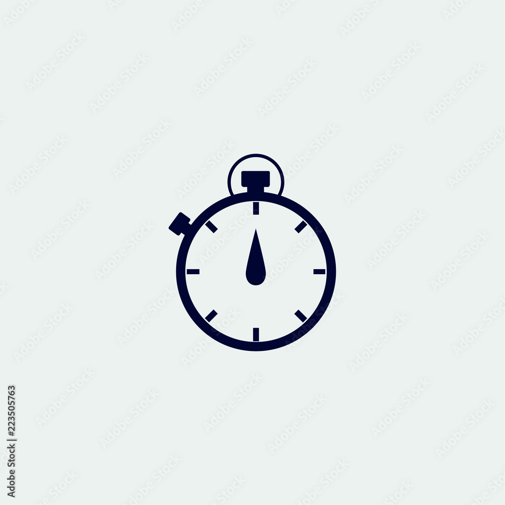 stopwatch icon, vector illustration. flat icon. stopwatch icon, vector illustration. flat icon.