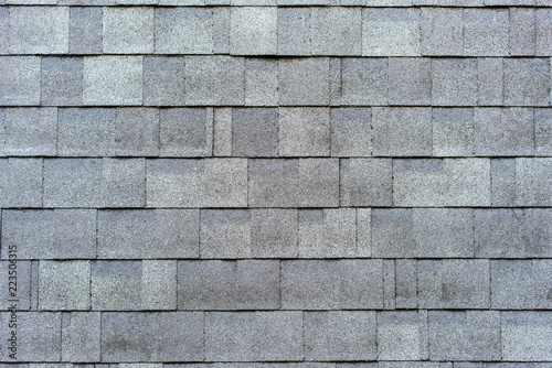 grey asphalt roofing shingles background texture