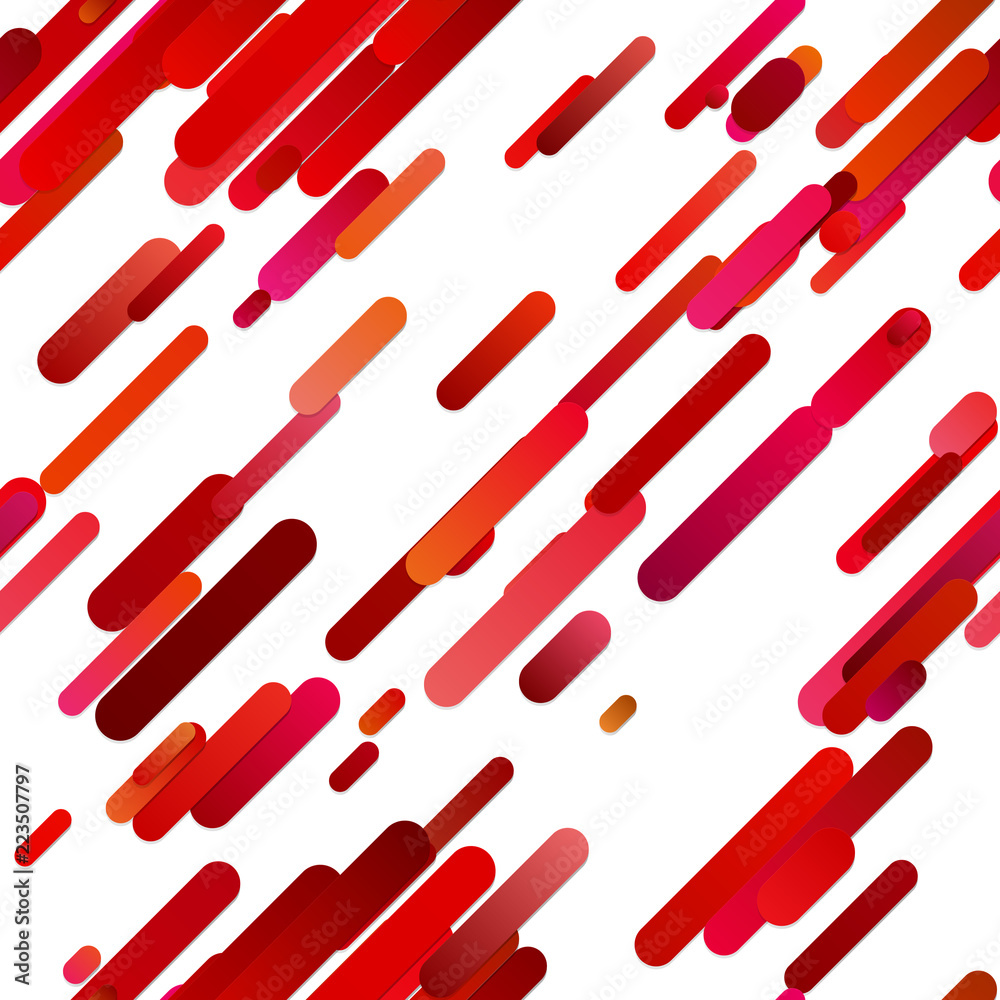 Red seamless abstract diagonal gradient stripe background pattern - modern vector illustration