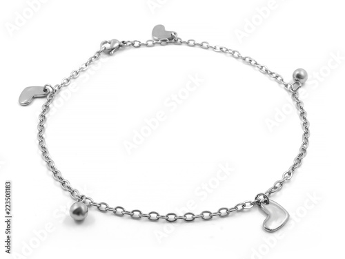 Wallpaper Mural Ankle bracelet. Bangle. Stainless steel Torontodigital.ca