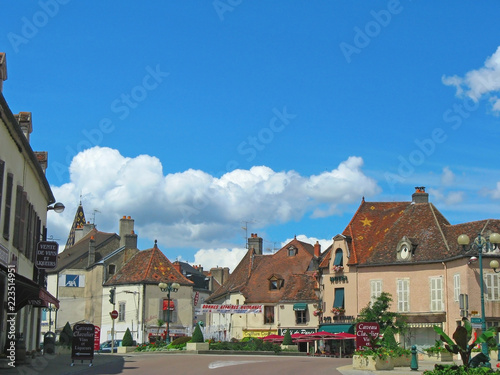 village in burgundy