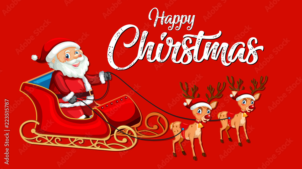 Red happy christmas template Red happy christmas template
