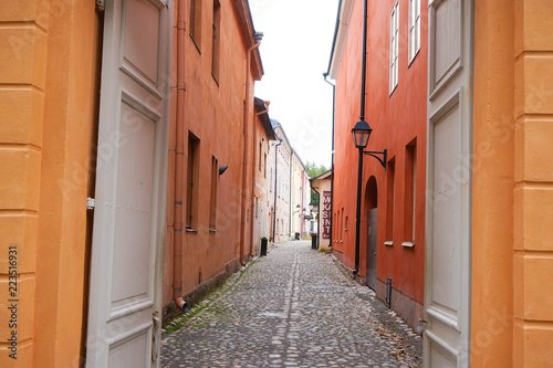 Urban Streets And Building of Turku City In Finland During Summer