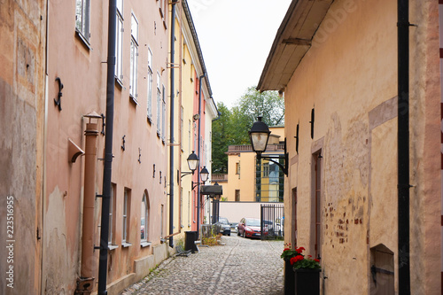 Urban Streets And Building of Turku City In Finland During Summer