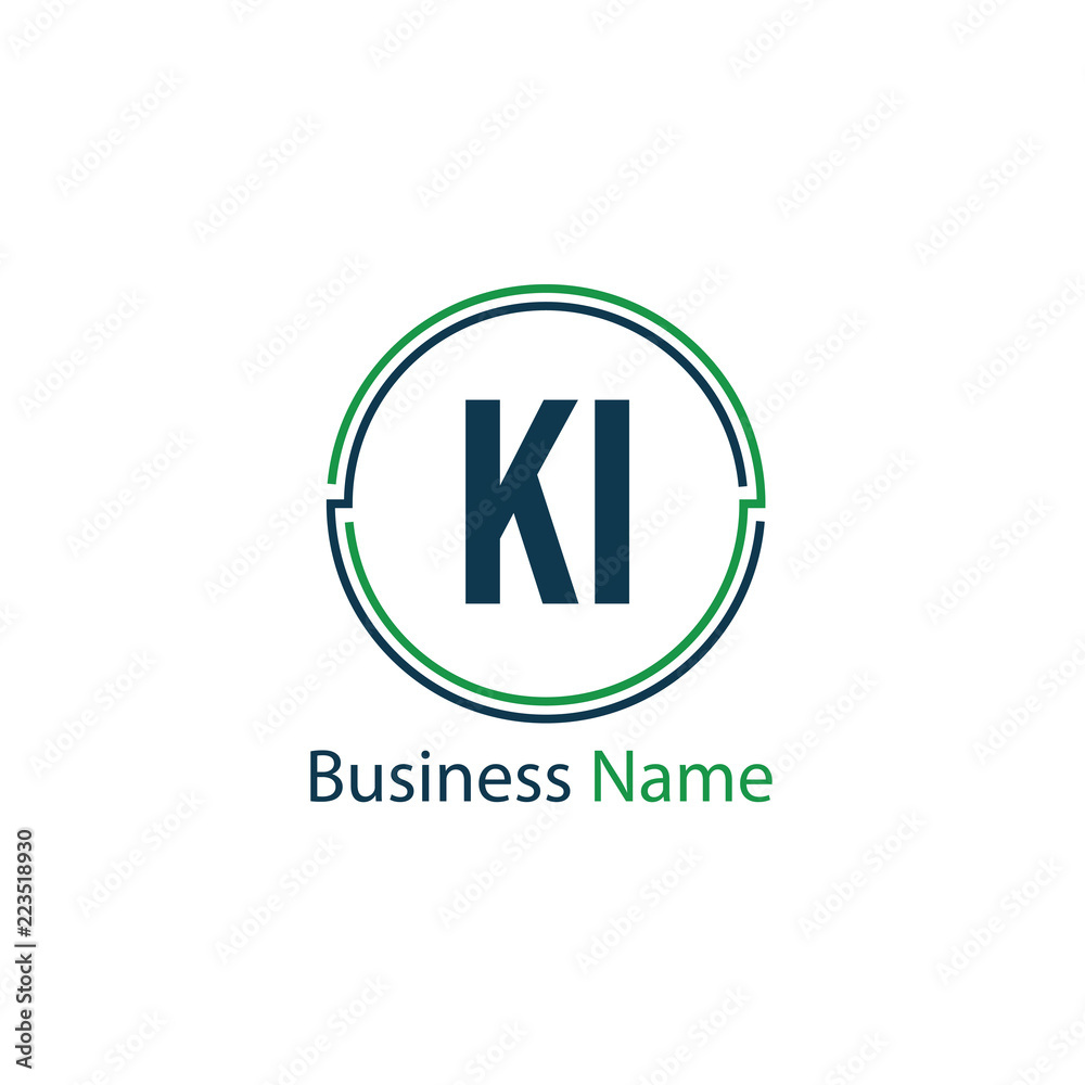 Initial Letter KI Logo Template Design Initial Letter KI Logo Template Design