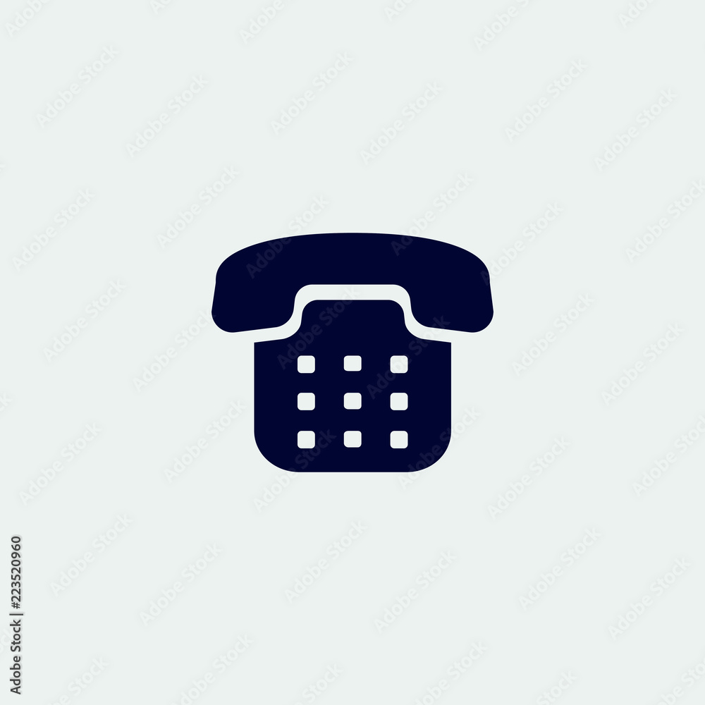 old telephone icon, vector illustration. flat icon. old telephone icon, vector illustration. flat icon.