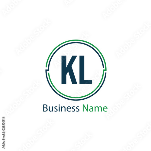 Free Download Initial Letter KL Logo Template Design - GFXLoad