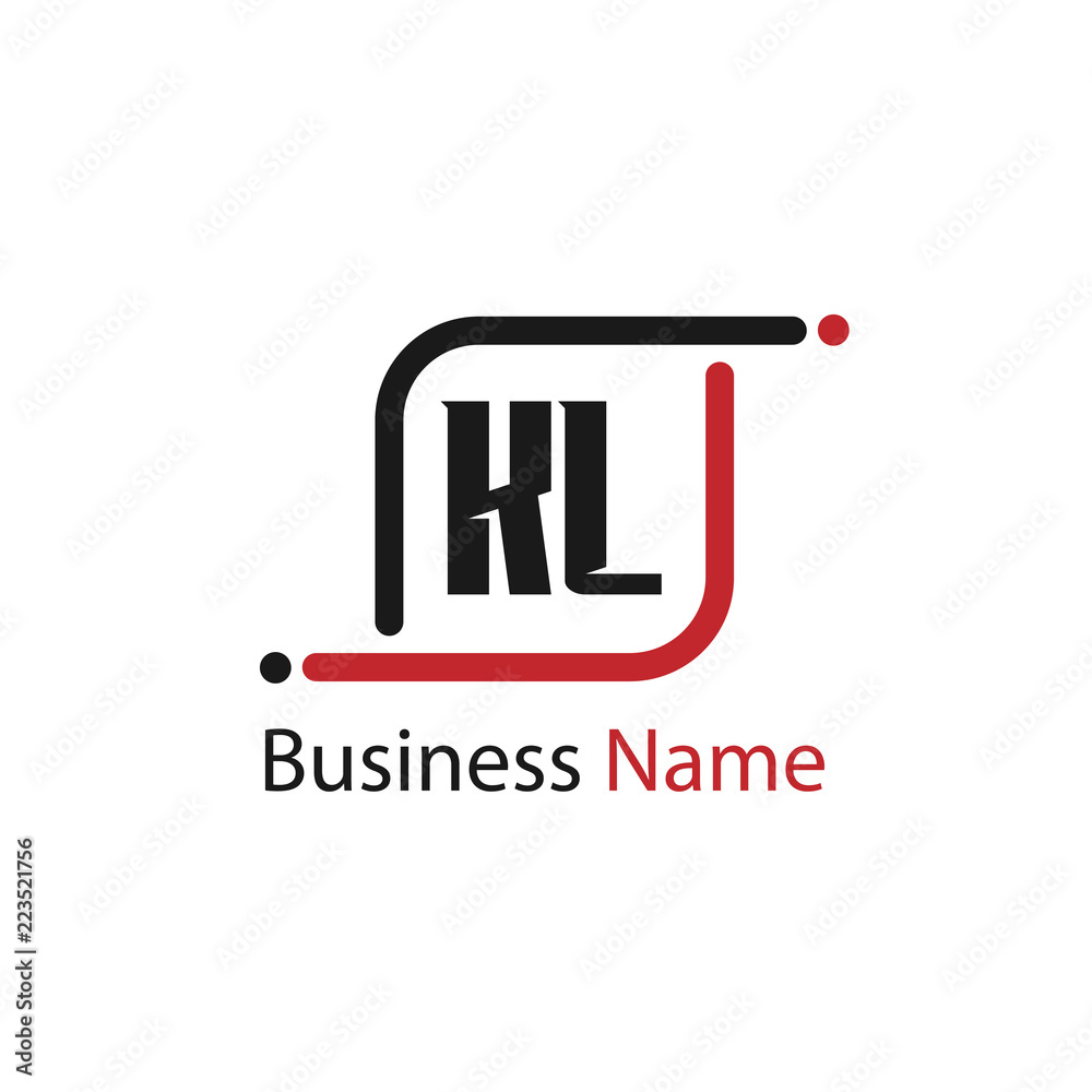 Initial Letter KL Logo Template Design Initial Letter KL Logo Template Design